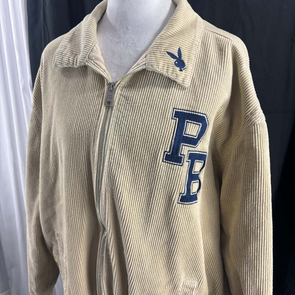 pacsun playboy varsity corduroy dad jacket size... - Picture 2 of 9